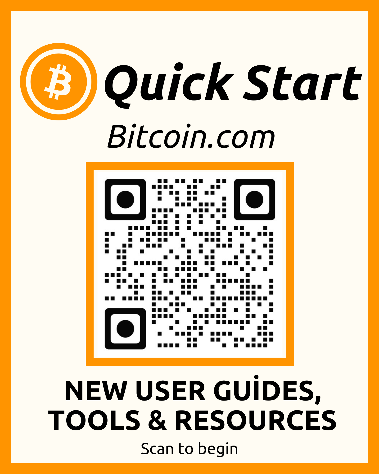 Bitcoin Accepted QR Code
